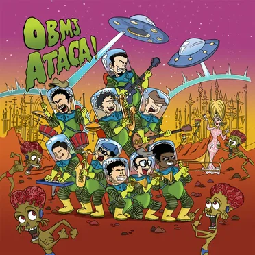OBMJ Ataca! by Orquestra Brasileira de Música Jamaicana - album cover