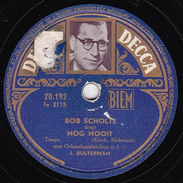 Nog nooit / In mijn hart klinkt muziek