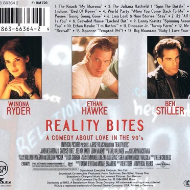 Reality Bites: Original Motion Picture Soundtrack by Various Artists - album cover