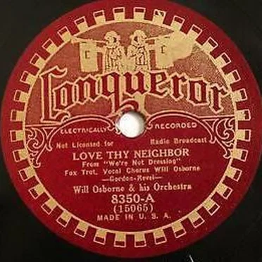 Love Thy Neighbour / Carolina