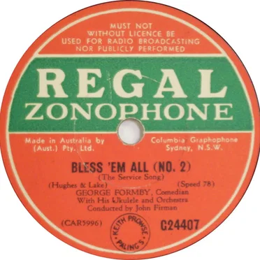 Bless 'em All (No. 2) / You'll Be Far Better Off in a Home