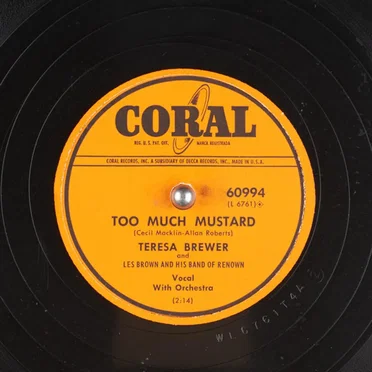 Too Much Mustard / Into Each Life Some Rain Must Fall