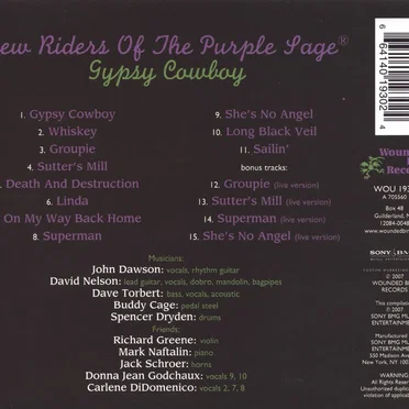 Gypsy Cowboy by New Riders of the Purple Sage - album cover