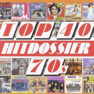 Top 40 Hitdossier 70s by Various Artists - album cover