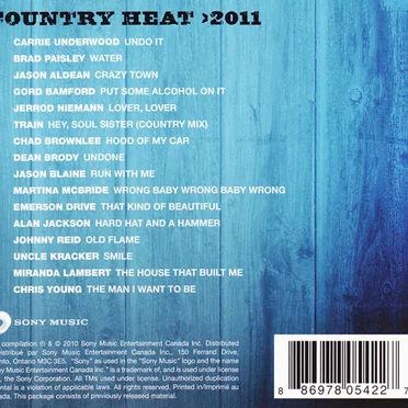 Country Heat 2011 by Various Artists - album cover