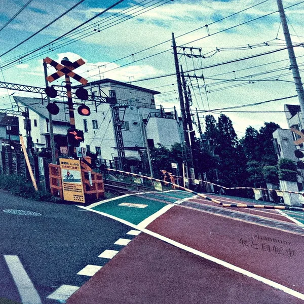 傘と自転車