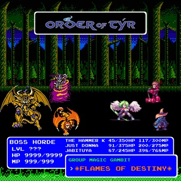 Flames of Destiny by Order of Týr - album cover