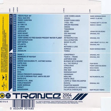 ID&T Trance 2004, Volume 1 by Various Artists - album cover