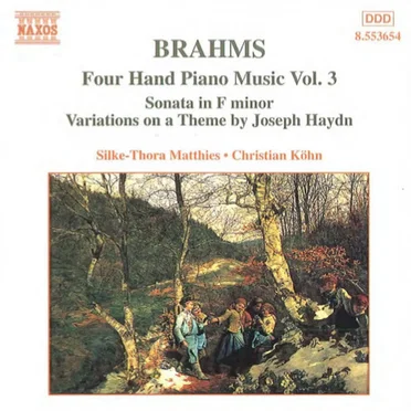 Four Hand Piano Music, Volume 3: Sonata in F minor / Variations on a Theme by Joseph Haydn