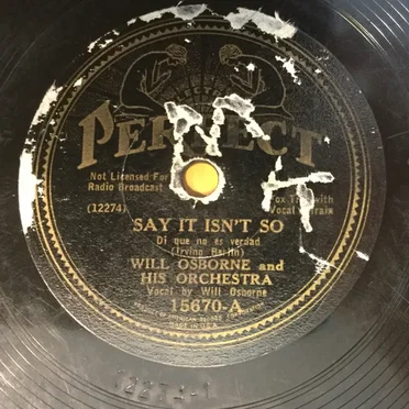 Say It Isn’t So / After To-Night