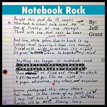 Notebook Rock by Jeff Grant - album cover