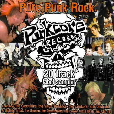 Pure Punk Rock Sampler #1 by Various Artists - album cover