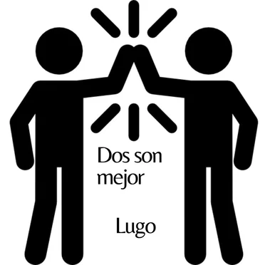 Dos son mejor by Lugo - album cover