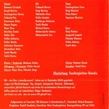 Lieblingslieder by inwendig woarm - album cover