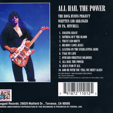 All Hail The Power - The Rock Hymns Project by P.K. Mitchell - album cover