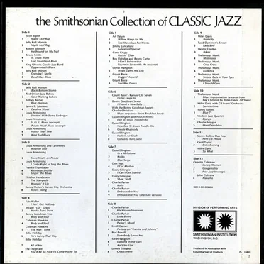 The Smithsonian Collection of Classic Jazz by Various Artists - album cover