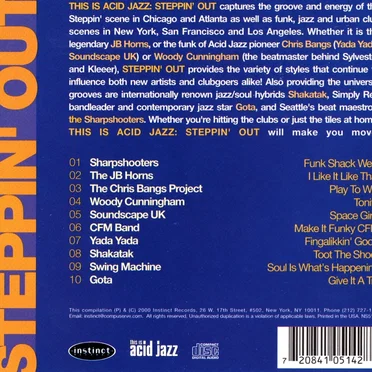 This Is Acid Jazz, Volume Seven: Steppin’ Out by Various Artists - album cover