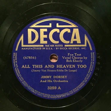All This and Heaven Too / If I Forget You