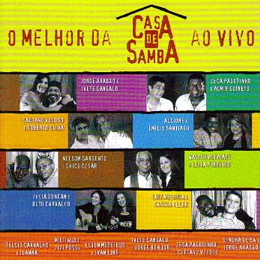 O melhor da Casa de Samba - Ao vivo by Various Artists - album cover
