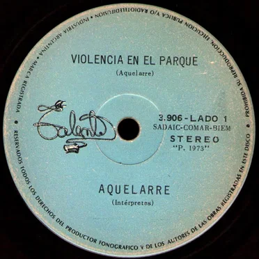 Violencia en el parque / Ceremonias para disolver