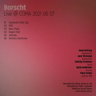 Borscht @ COMA 2021 06 07 by Borscht - album cover