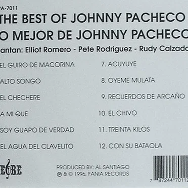 Lo mejor de Johnny Pacheco