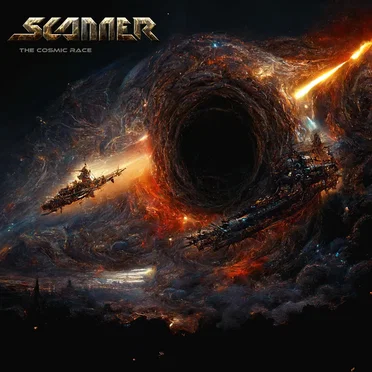 The Cosmic Race by Scanner - album cover