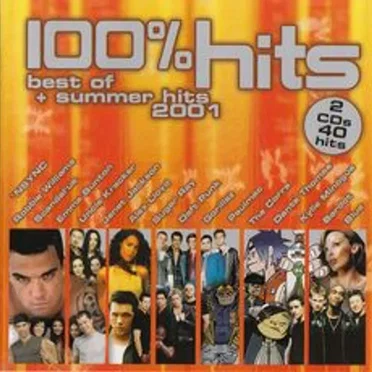 100% Hits: Best of + Summer Hits 2001 by Various Artists - album cover