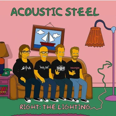 Right: The Lighting by Acoustic Steel - album cover