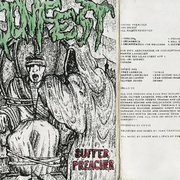 Suffer Preacher by Infest - album cover