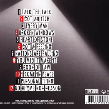 Talk the Talk by The Angels - album cover