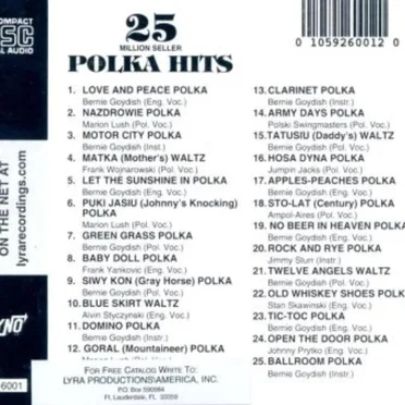 25 Million Seller Polka Hits Volume 1 by Various Artists - album cover