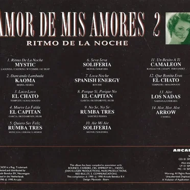 Amor de mis amores 2: Ritmo de la noche by Various Artists - album cover