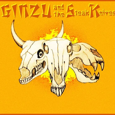 Adventure Time 7" by Ginzu and The Steak Knives - album cover