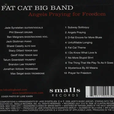 Angels Praying For Freedom by Fat Cat Big Band - album cover