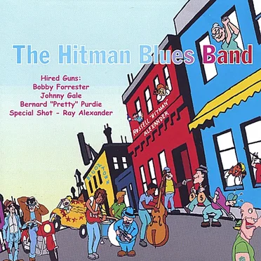 Blooztown by The Hitman Blues Band - album cover