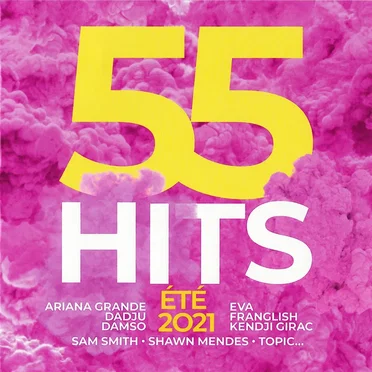55 Hits été 2021 by Various Artists - album cover