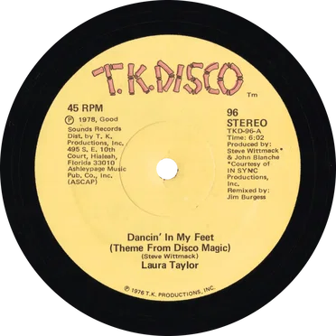 Dancin' in My Feet (Theme From disco Magic)