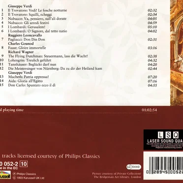 Great Opera Choruses by Various Artists - album cover