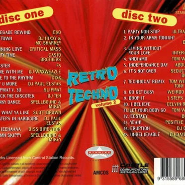 Retro Techno, Volume 2 by Various Artists - album cover