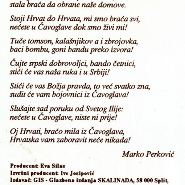 Bojna Čavoglave • Special War Edition