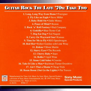 Guitar Rock: The Late ’70s: Take Two by Various Artists - album cover