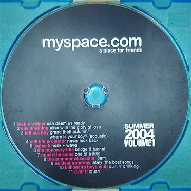 MySpace.com - a place for friends - Summer 2004 Volume 1 by Various Artists - album cover