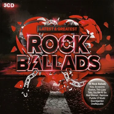 Latest & Greatest: Rock Ballads by Various Artists - album cover