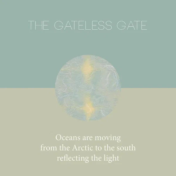 Oceans are moving from the Arctic to the south reflecting the light