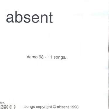 Demo 98 - 11 Songs by Absent - album cover