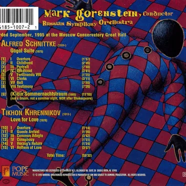 Schnittke: Gogol Suite / Khrennikov: Love for Love