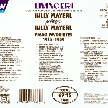 Billy Mayerl Plays Billy Mayerl