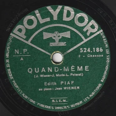 Quand‐même /Fais‐moi valser