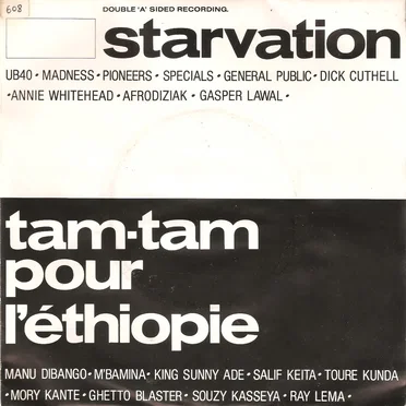 Starvation / Tam-Tam pour l'Éthiopie by Various Artists - album cover
